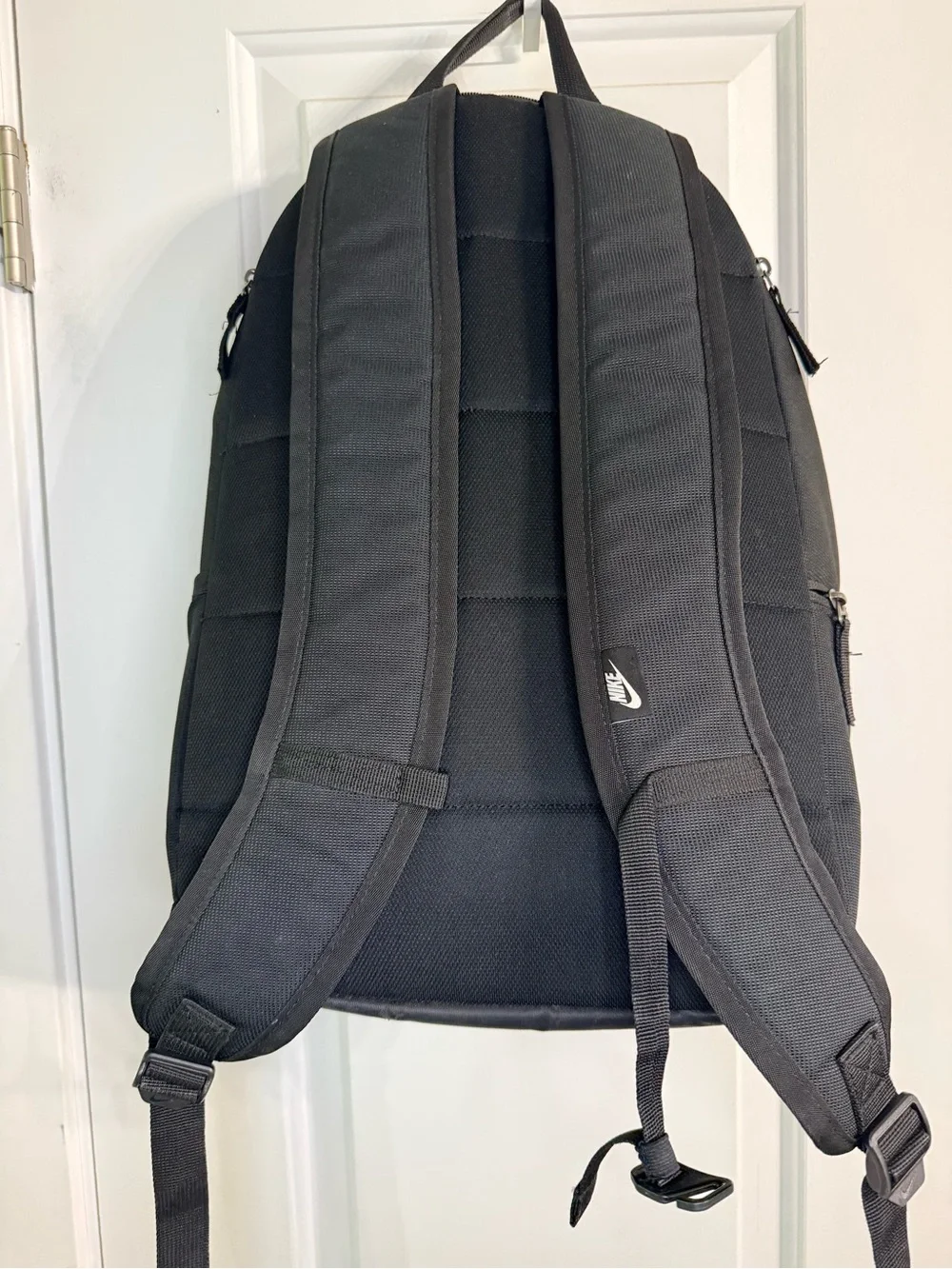 Nike Black Backpack School Gym Travel Multiple Pockets